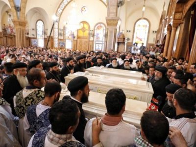 Các Kitô hữu ở Minya trong đám tang các tín hữu bị sát hại vào tháng 11/2018  (ANSA)