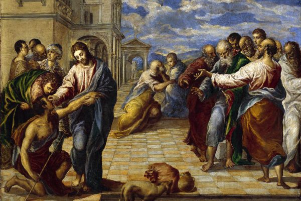 Chữa lành người mù bẩm sinh
Tranh của El Greco (1567)