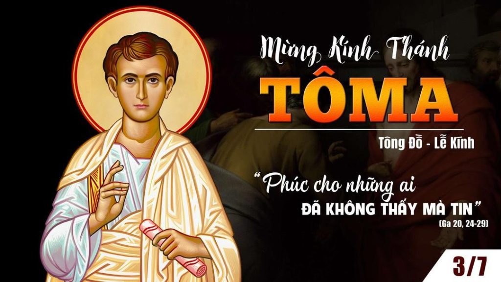 Người bảo ông Tô-ma: “Đặt ngón tay vào đây, và hãy nhìn xem tay Thầy. Đưa tay ra mà đặt vào cạnh sườn Thầy. Đừng cứng lòng nữa, nhưng hãy tin”...