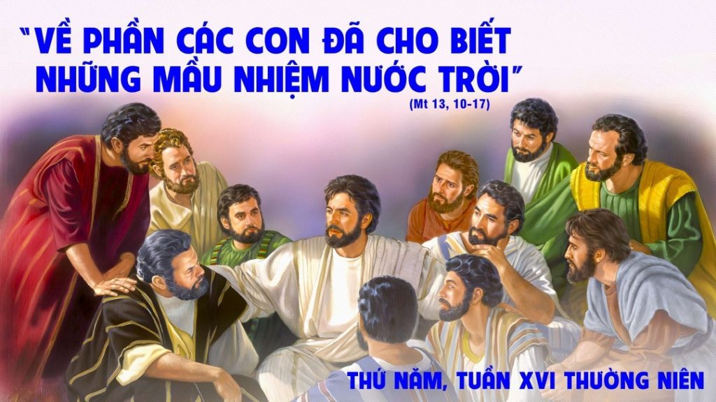 Thầy bảo thật anh em, nhiều ngôn sứ và nhiều người công chính đã mong mỏi thấy điều anh em đang thấy, mà không được thấy, nghe điều anh em đang nghe, mà không được nghe”.....