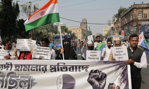 Tuần hành chống khủng bố tại Ấn Độ  (ANSA)