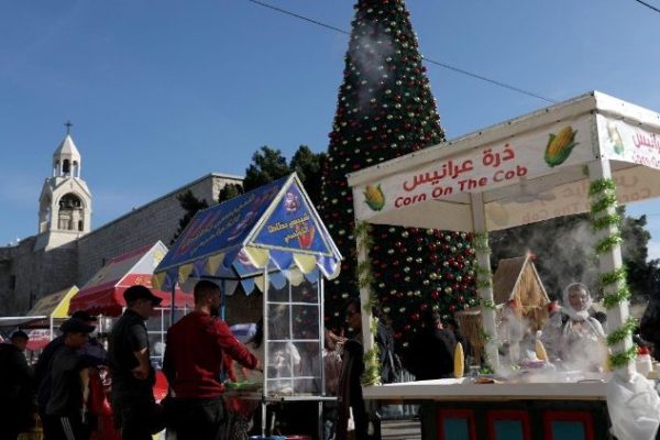 Giáng sinh tại Bêlem 2025. (ANSA) Giáng sinh tại Bêlem 2025. (ANSA)