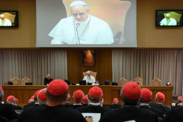 Đức Thánh Cha Lêô XIV gặp gỡ Hồng y đoàn sau khi được bầu làm Giáo hoàng (@Vatican Media) Đức Thánh Cha Lêô XIV gặp gỡ Hồng y đoàn sau khi được bầu làm Giáo hoàng (@Vatican Media)