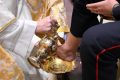Nghi thức rửa chân trong Thánh lễ chiều thứ Năm Tuần Thánh (VATICAN MEDIA Divisione Foto) Nghi thức rửa chân trong Thánh lễ chiều thứ Năm Tuần Thánh (VATICAN MEDIA Divisione Foto)