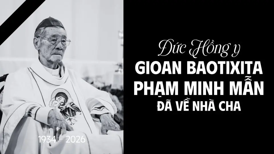 Đức Hồng y Gioan Baotixita Phạm Minh Mẫn đã được Chúa gọi về nhà Cha lúc 17g22 hôm nay, Chúa nhật 22/3/2026. ...