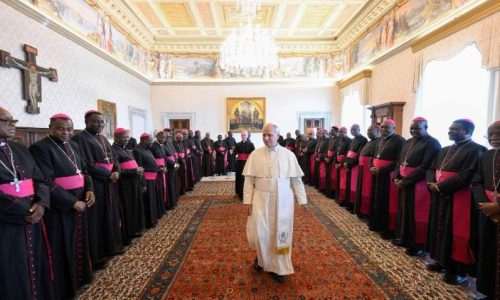 Đức Thánh Cha Lêô XIV gặp các Giám mục Nigeria  (@Vatican Media)