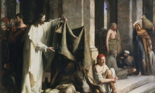 Healing at the Pool of Bethesda by Artist Carl Heinrich Bloch (1834-1890). Trích nguồn: hopegallery.com