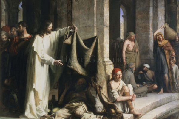 Healing at the Pool of Bethesda by Artist Carl Heinrich Bloch (1834-1890). Trích nguồn: hopegallery.com