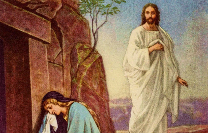 Đức Giê-su nói với bà: “Này bà, sao bà khóc? Bà tìm ai?”. Bà Ma-ri-a tưởng là người làm vườn, liền nói: “Thưa ông, nếu ông đã đem Người đi, thì xin nói cho tôi biết ông để Người ở đâu, tôi sẽ đem Người về”.  Đức Giê-su gọi bà: “Ma-ri-a!”. ...