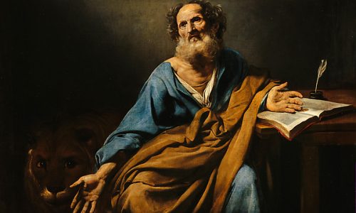 Saint Marc, l'ÈvangÈliste
Valentin de Boulogne (1594-1632)
Versailles, ch‚teaux de Versailles et de Trianon