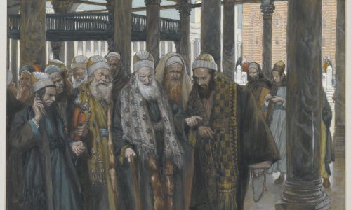 The Chief Priests Take Counsel Together by James Tissot. Nguồn: brooklynmuseum.org