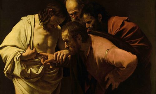 The Incredulity of Saint Thomas by Caravaggio.