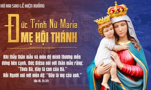 ĐỨC TRINH NỮ MARIA - Mẹ Giáo hội