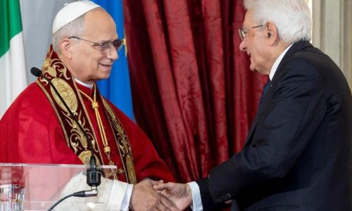 Đức Thánh Cha Lêô XIV và Tổng thống Ý Sergio Mattarella (ANSA)