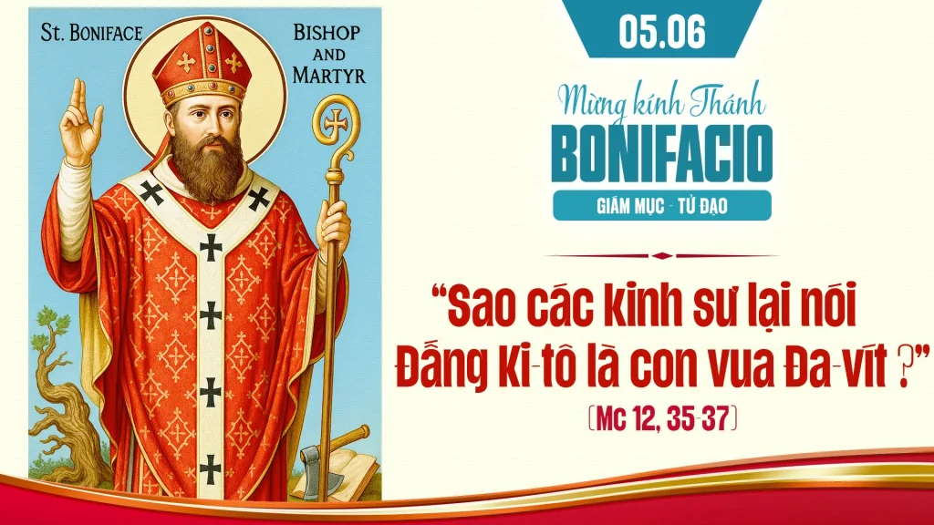 Khi ấy, khi giảng dạy trong đền thờ, Đức Giê-su lên tiếng hỏi: “Sao các kinh sư lại nói Đấng Ki-tô là con vua Đa-vít? ...