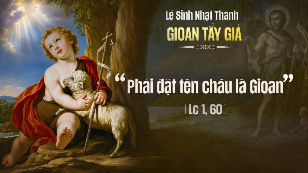 ... bà mẹ lên tiếng nói: “Không được! Phải đặt tên cháu là Gio-an”....