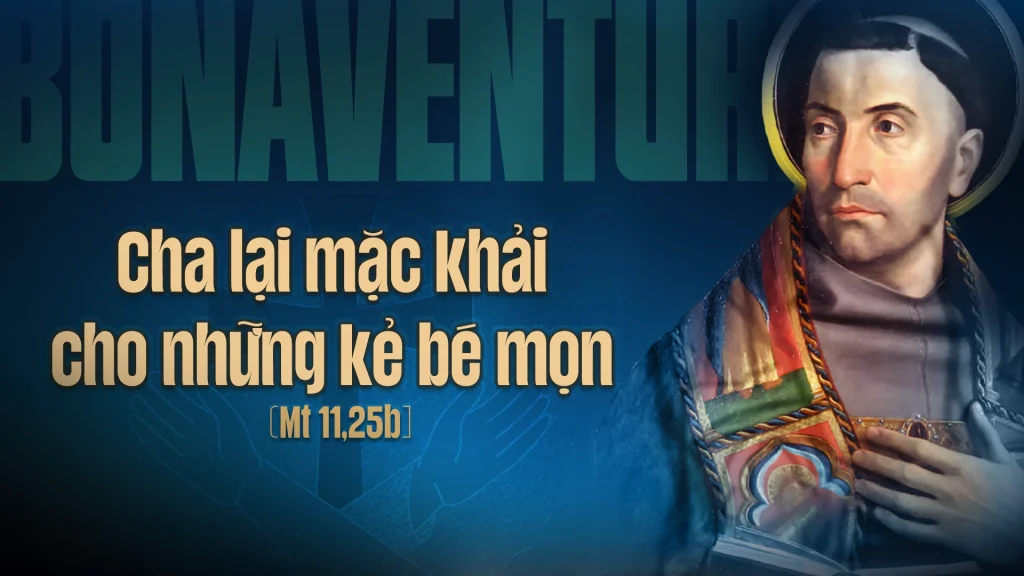 “Lạy Cha là Chúa Tể trời đất, con xin ngợi khen Cha, vì Cha đã giấu không cho bậc khôn ngoan thông thái biết mầu nhiệm Nước Trời, nhưng lại mặc khải cho những người bé mọn. ....