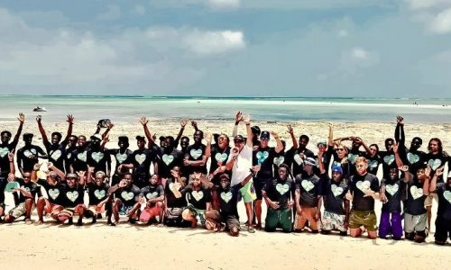 Giải kitesurfing quốc tế (Zanzibar Cup 2026) được tổ chức tại Tanzania.  (Photo credit: Stefano Conte)