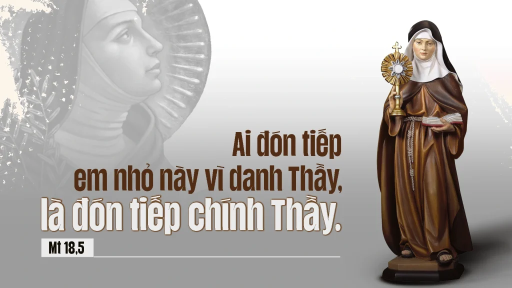 Ai tiếp đón một em nhỏ như em này vì danh Thầy, là tiếp đón chính Thầy....