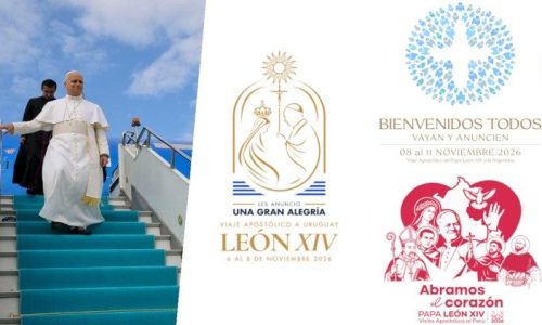 Logo và khẩu hiệu chuyến viếng thăm Uruguay, Argentina và Peru