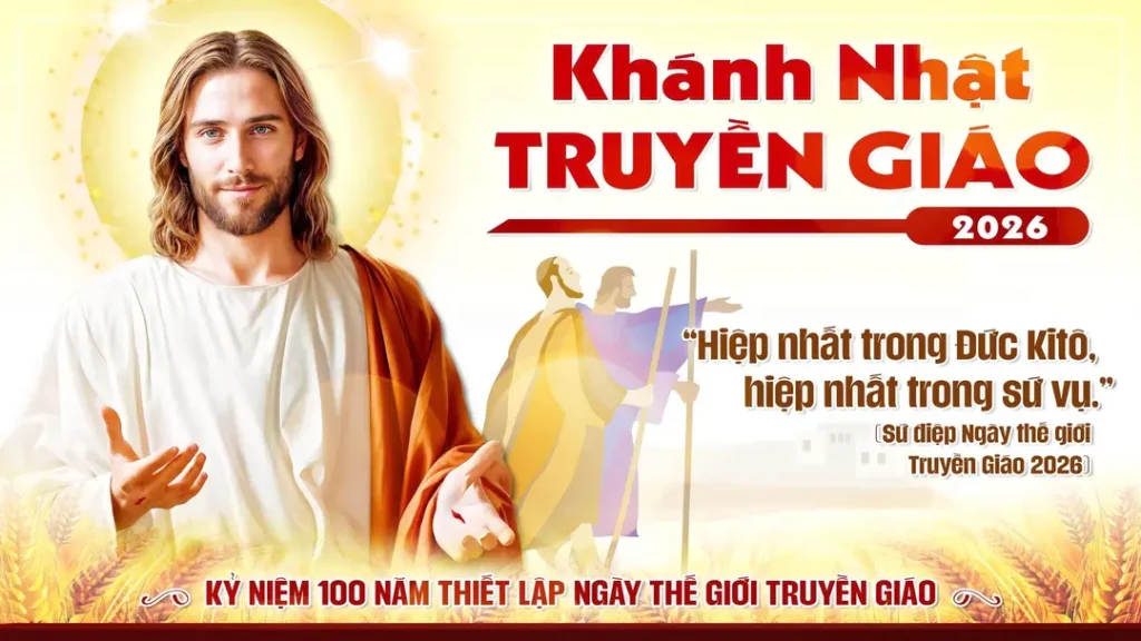 “Thầy đã được trao toàn quyền trên trời dưới đất. Vậy anh em hãy đi và làm cho muôn dân trở thành môn đệ, làm phép rửa cho họ nhân danh Chúa Cha, Chúa Con và Chúa Thánh Thần...
